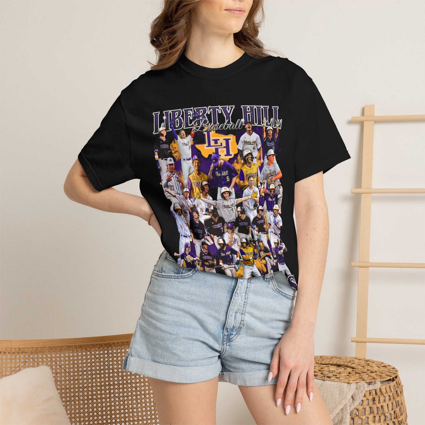 2025-26 Liberty Hill Baseball Playoffs Comfort Colors Graphic Tee