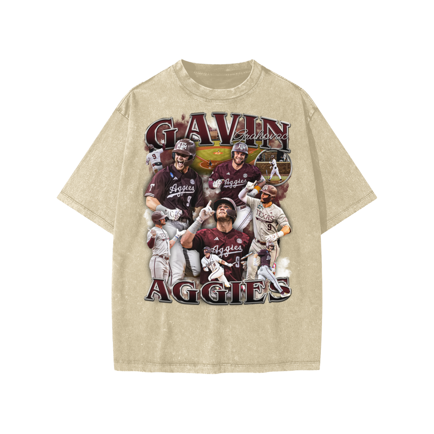 Kids Gavin Grahovac Vintage Graphic Tee