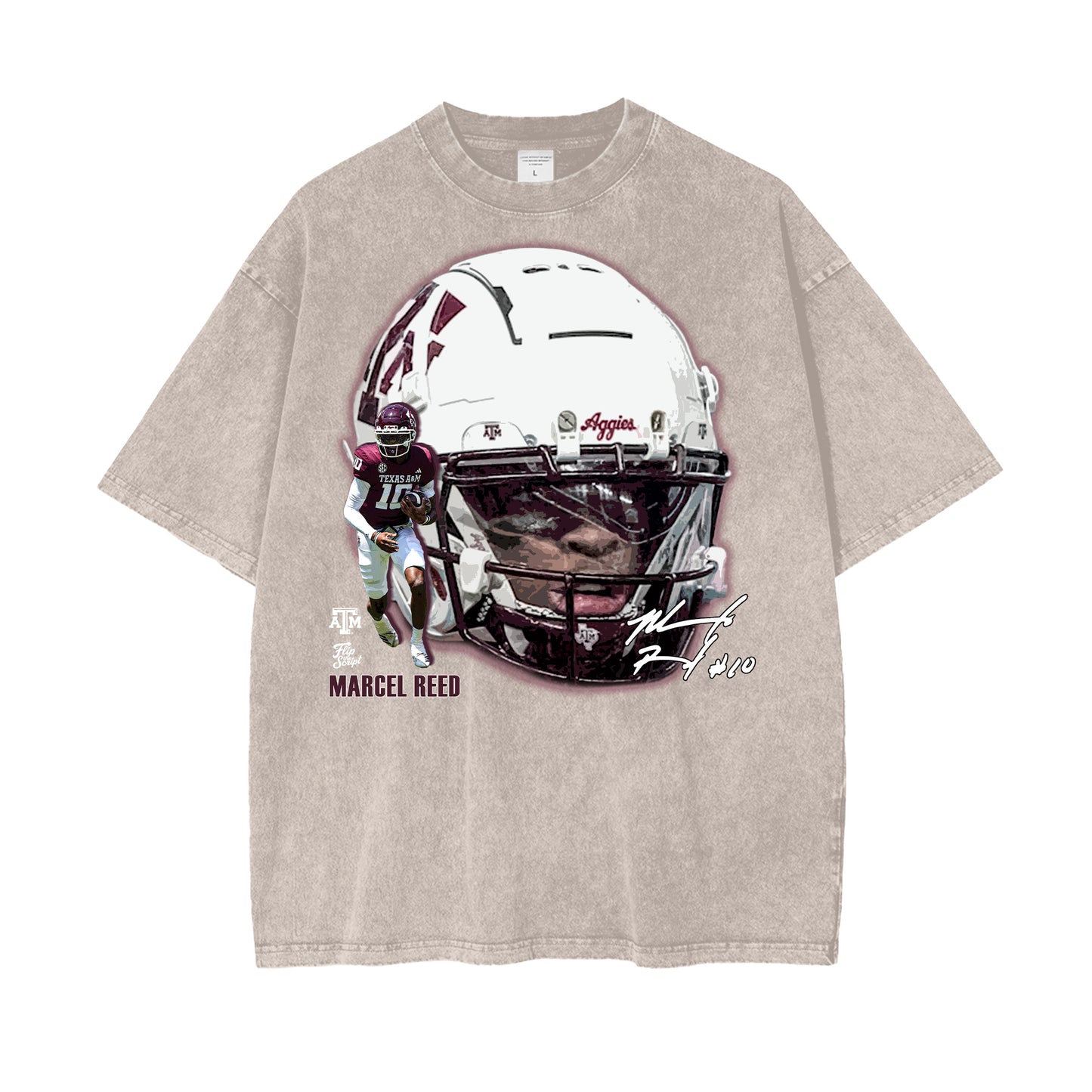 Marcel Reed Big Head Vintage Graphic Tee