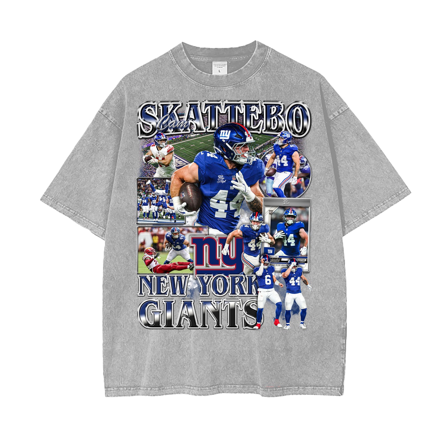 Cam Skattebo Giants Vintage Graphic Tee V2