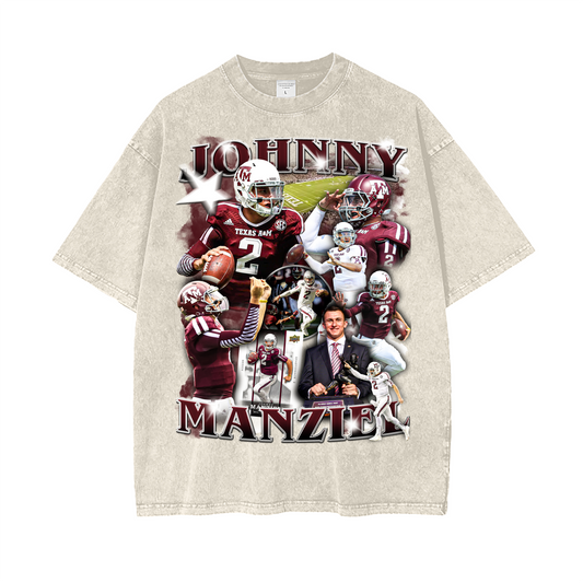 Johnny Manziel Vintage Graphic Tee