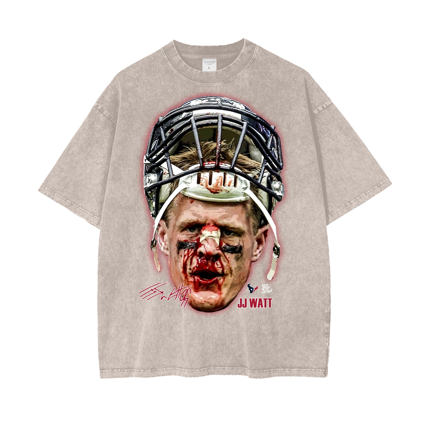 JJ Watt Big Head Vintage Graphic Tee
