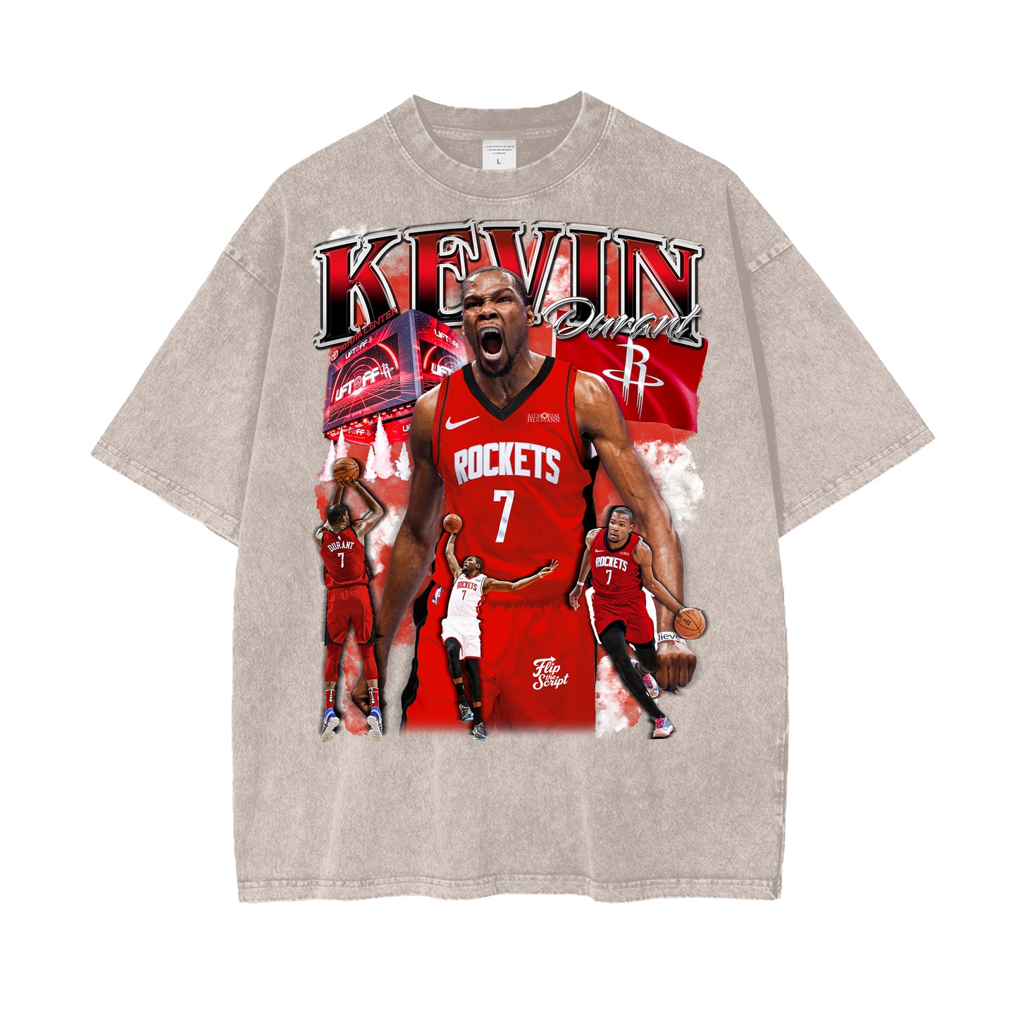 Kevin Durant Houston Vintage Graphic Tee