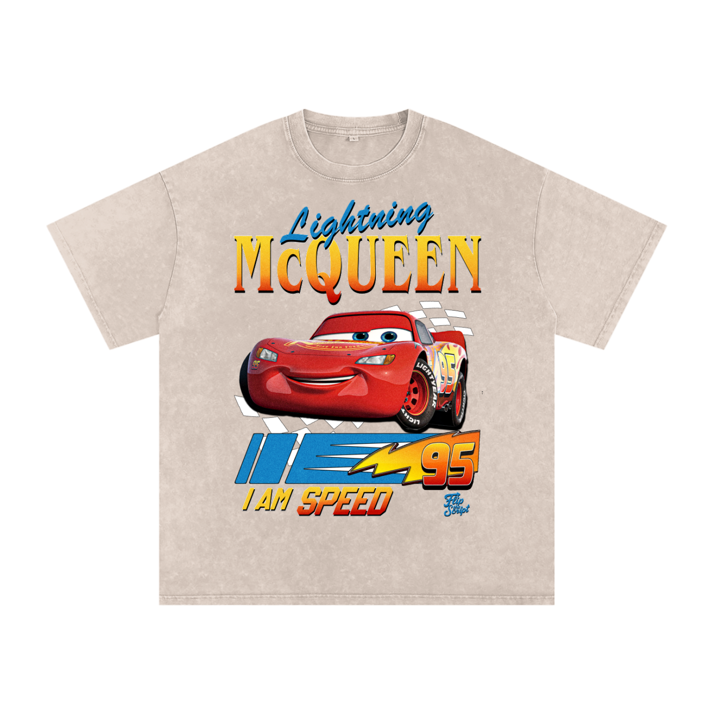 Lightning McQueen Vintage Graphic Tee