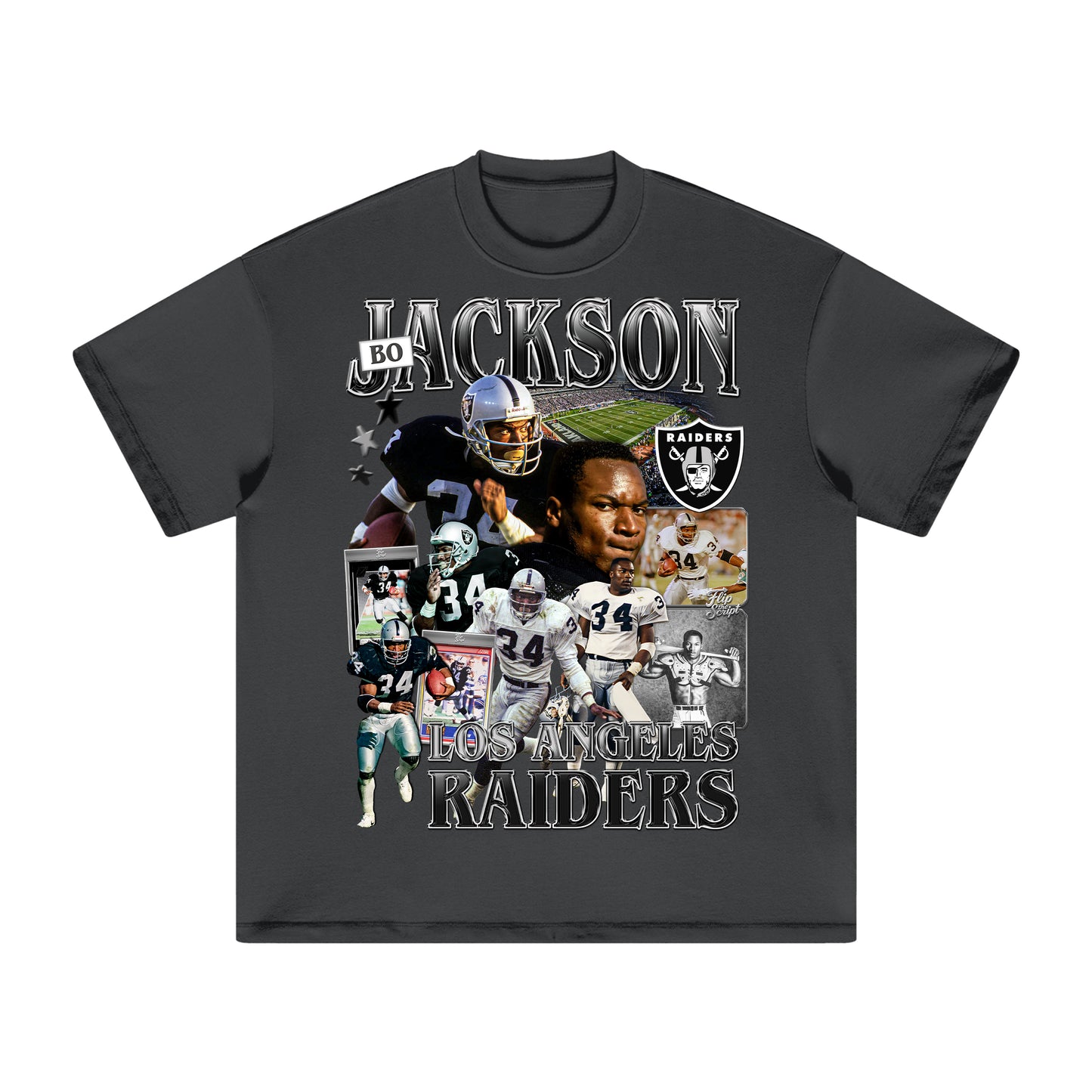 Raider Bo Jackson HEAVY Cotton Tee