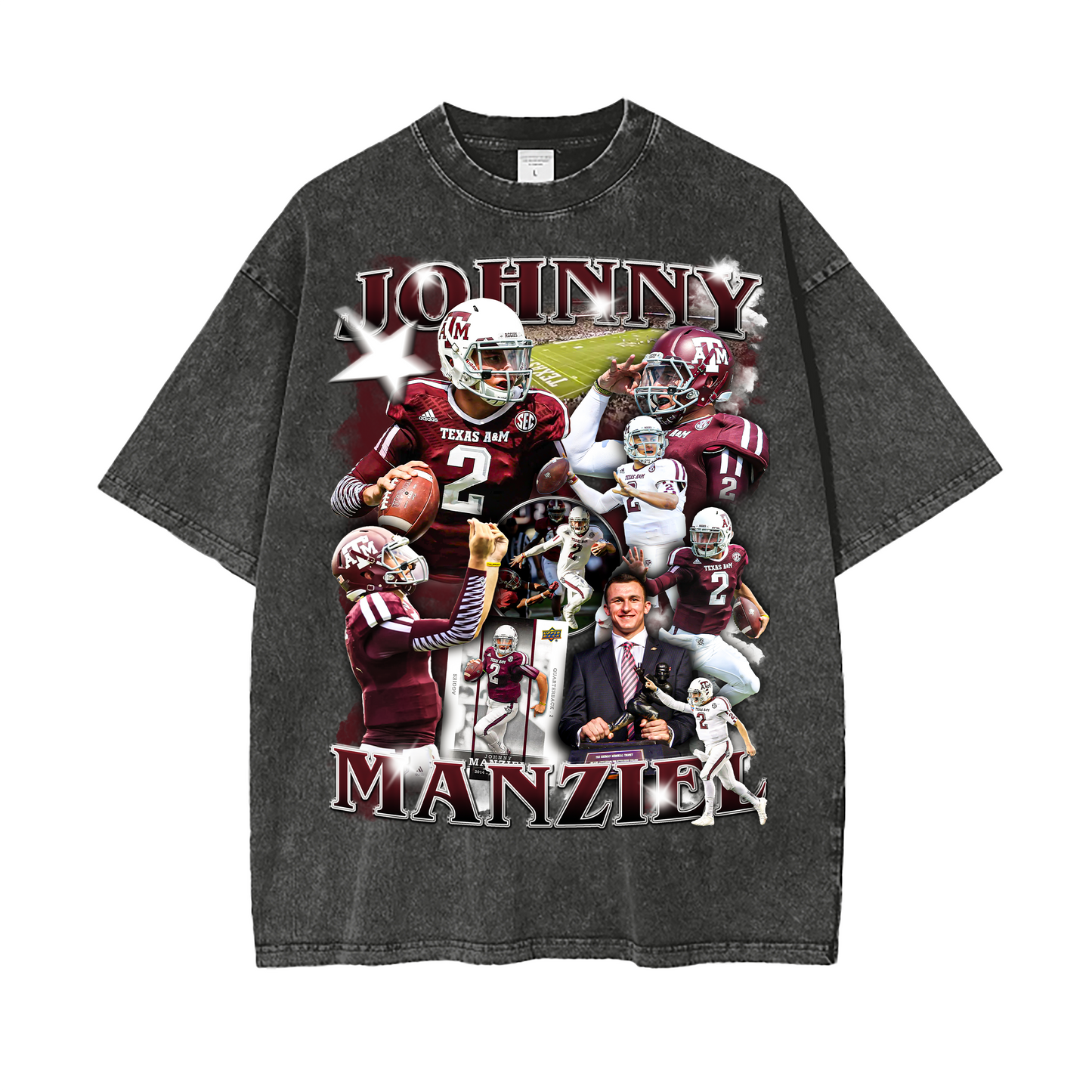 Johnny Manziel Vintage Graphic Tee