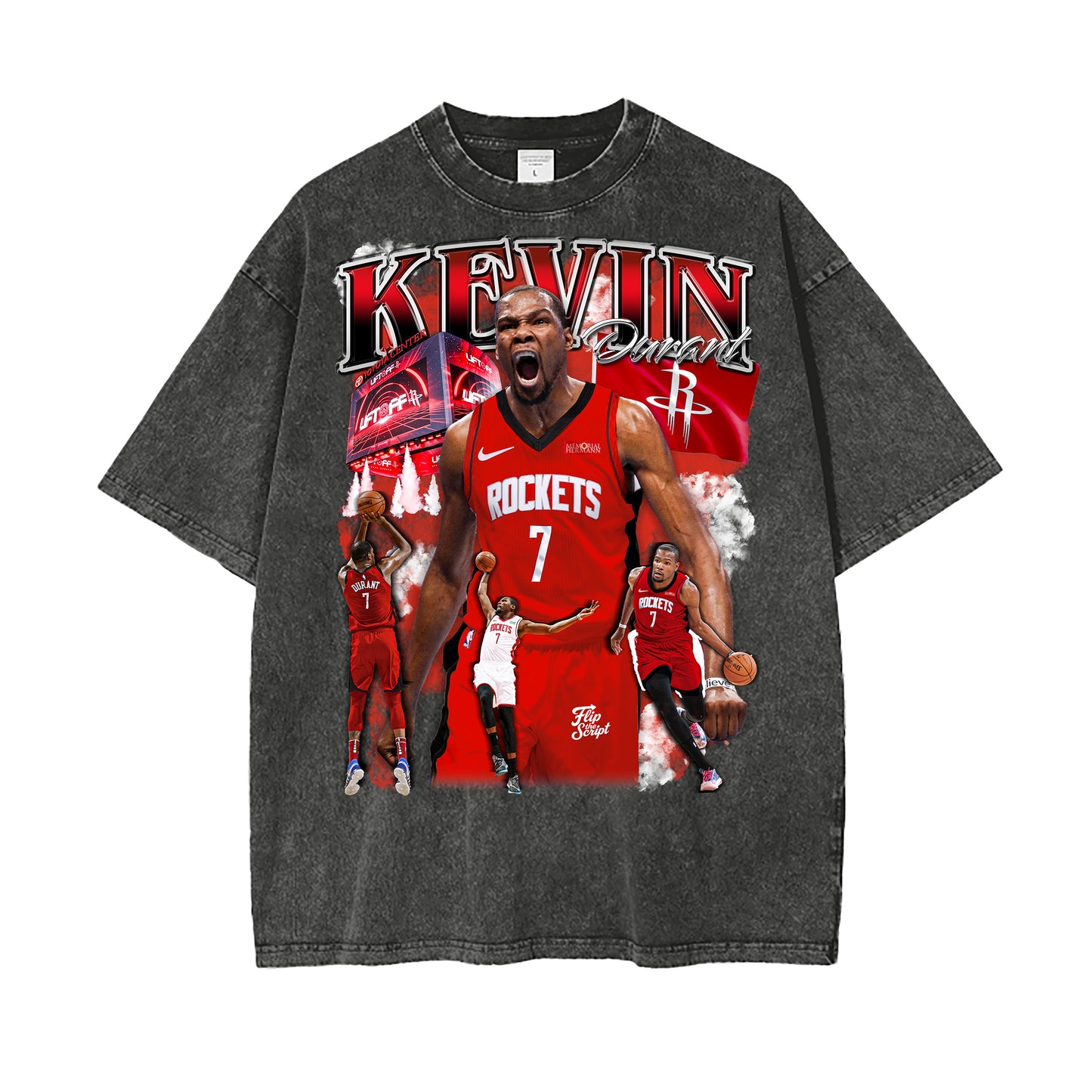 Kevin Durant Houston Vintage Graphic Tee