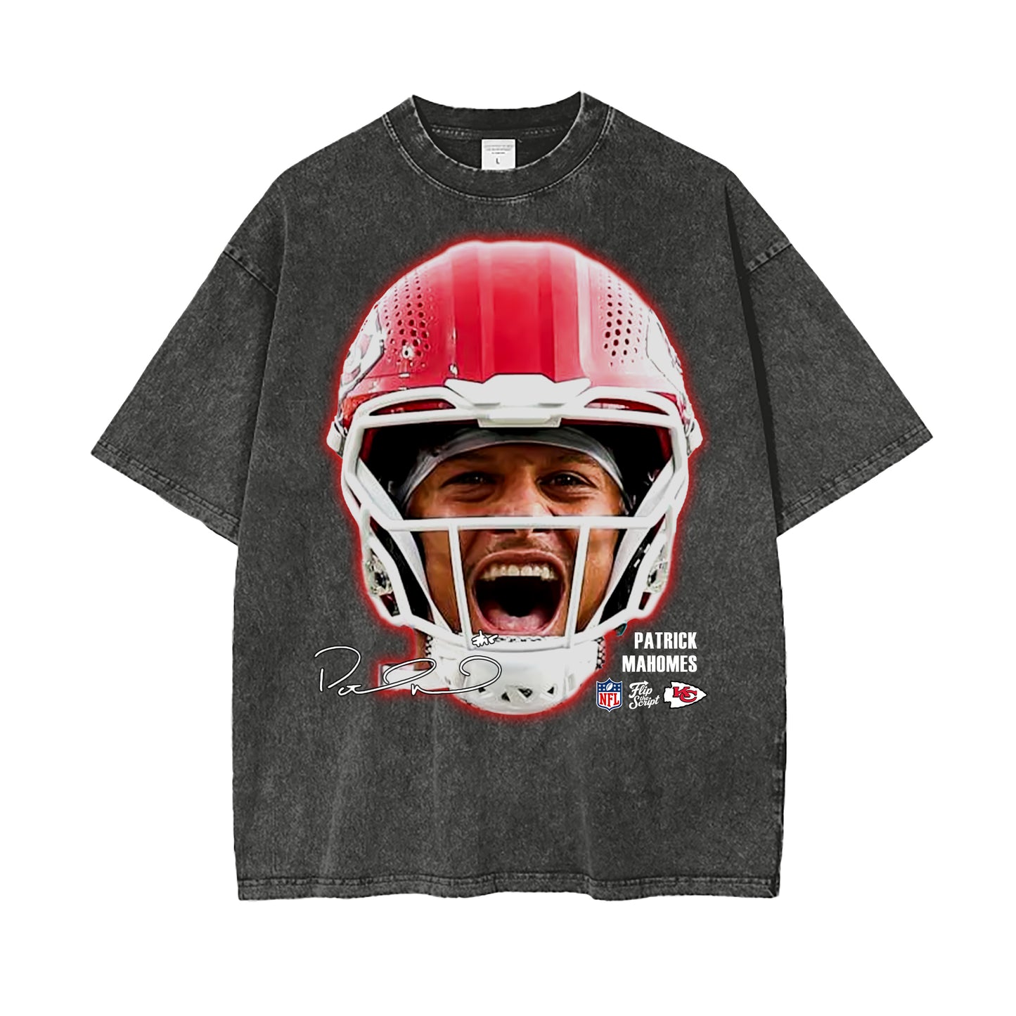 Patrick Mahomes Big Head Vintage Graphic Tee