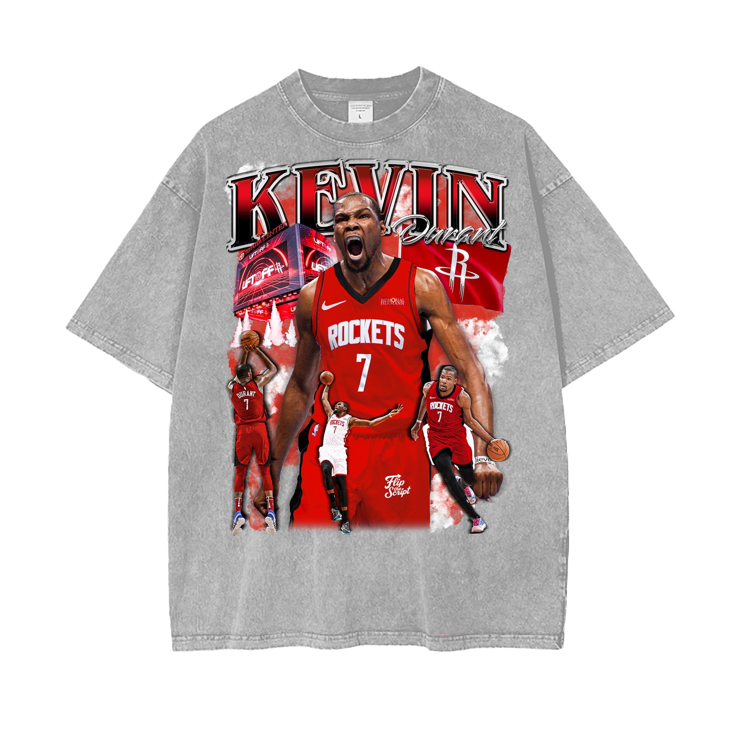 Kevin Durant Houston Vintage Graphic Tee