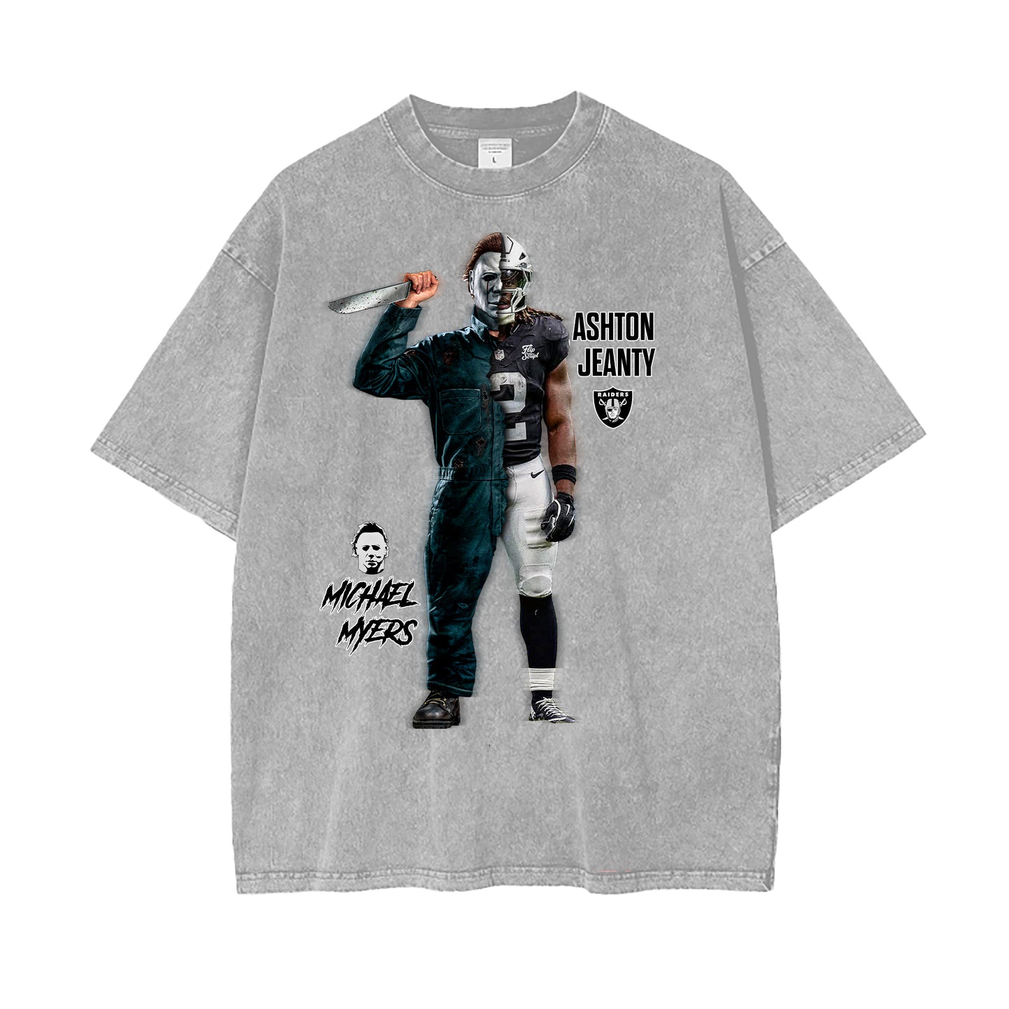 Ashton Jeanty X MichaelMyers Vintage Graphic Tee