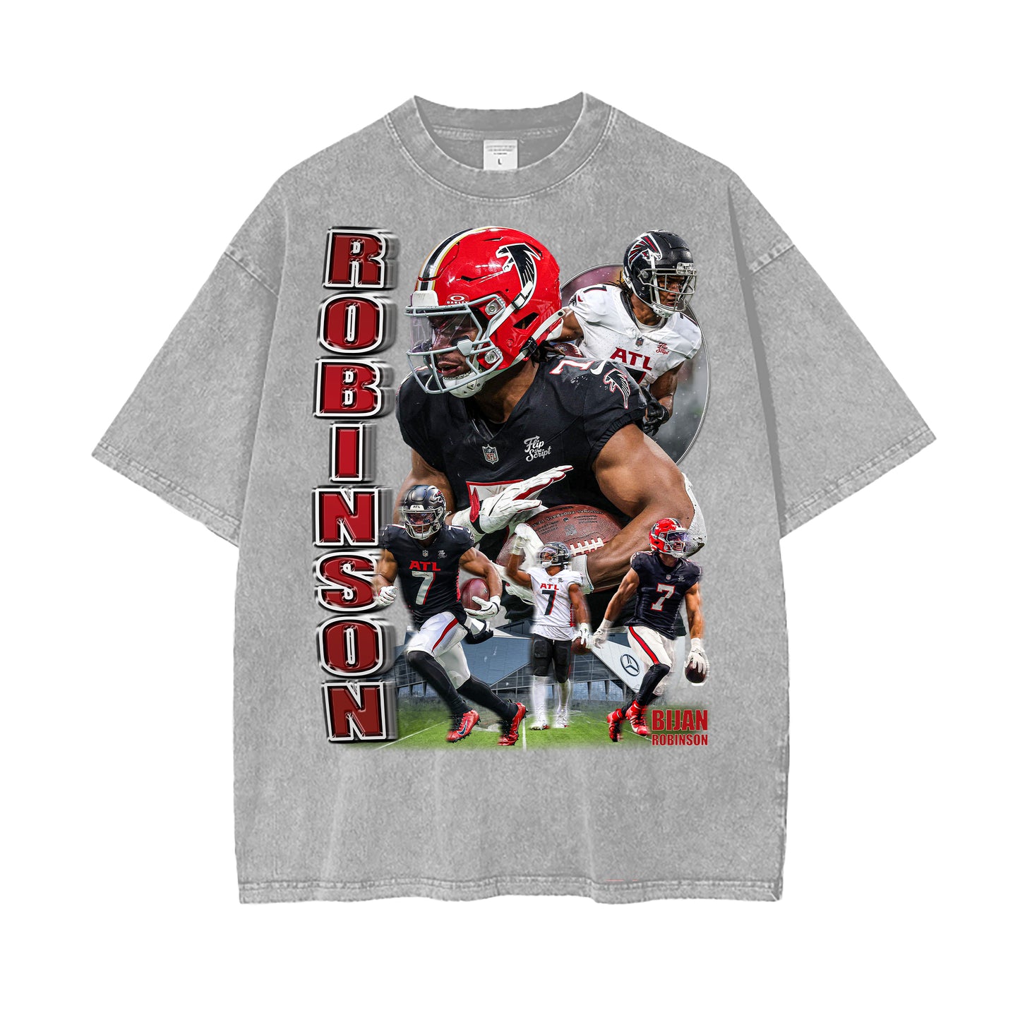 Bijan Robinson Vintage Graphic Tee