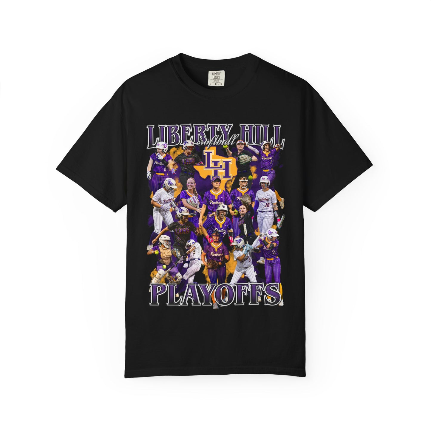 2025-26 Liberty Hill Softball Playoffs Comfort Color T-Shirt