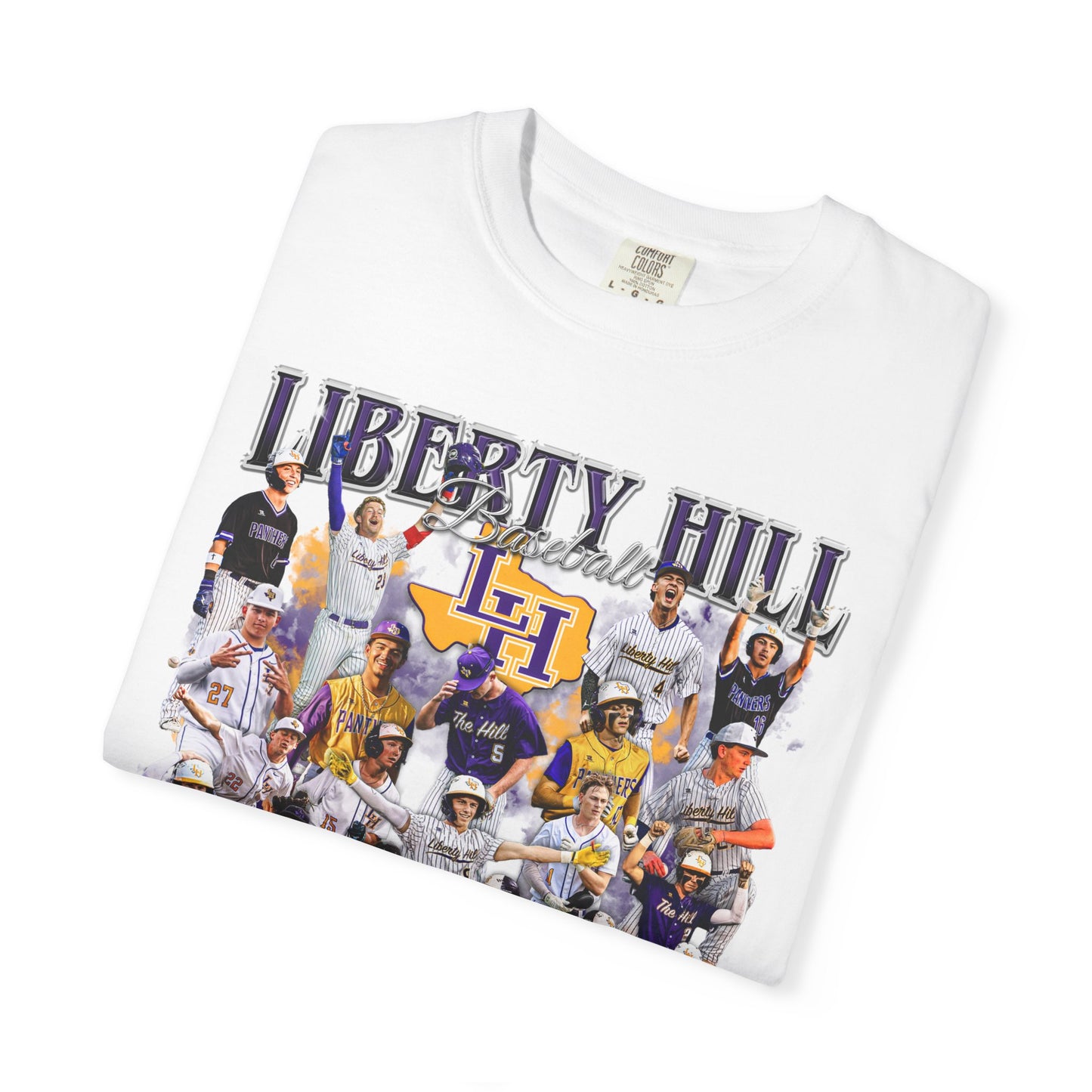 2025-26 Liberty Hill Baseball Playoffs Comfort Colors Graphic Tee