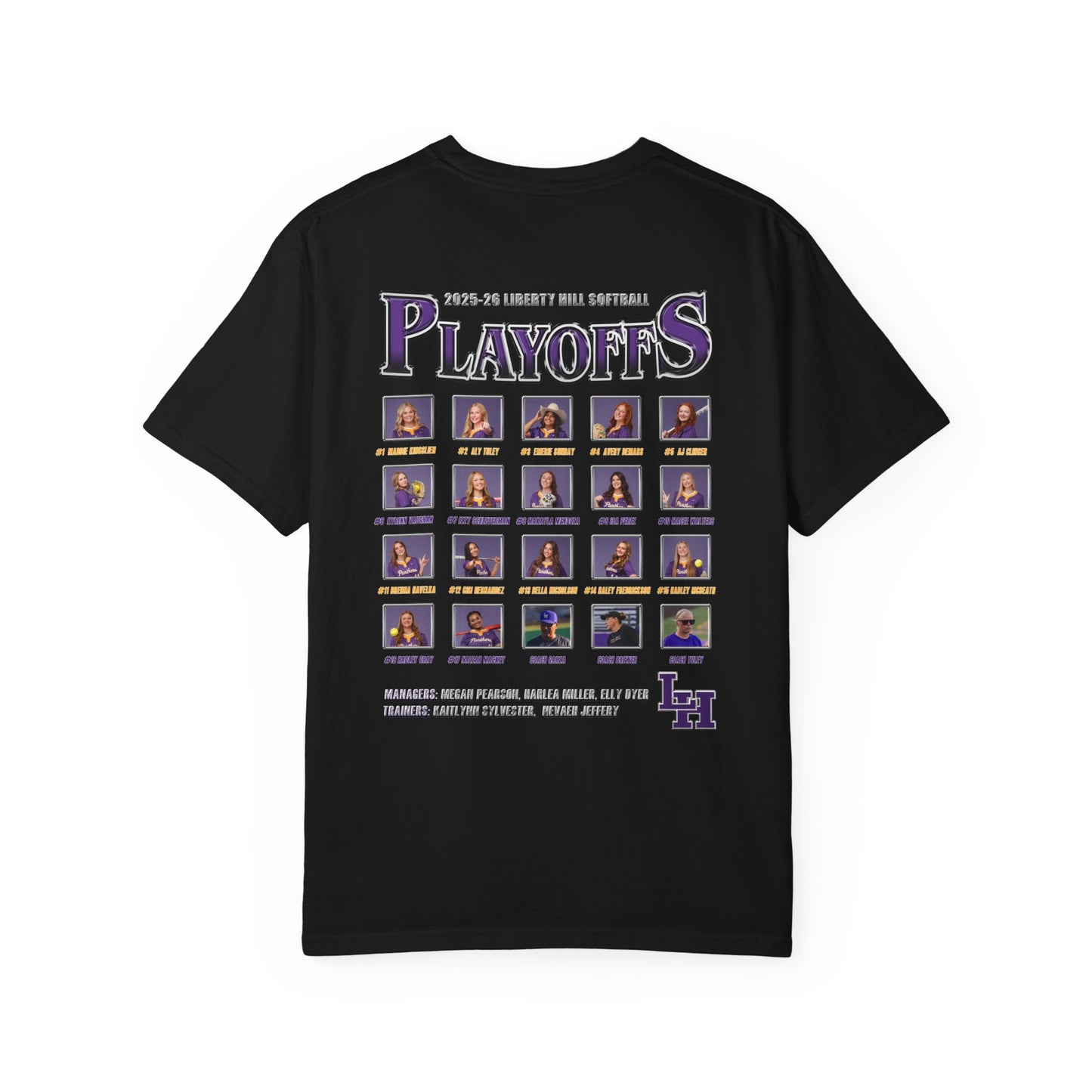2025-26 Liberty Hill Softball Playoffs Comfort Color T-Shirt