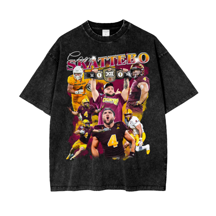 Cam Skattebo Vintage Graphic Tee V1