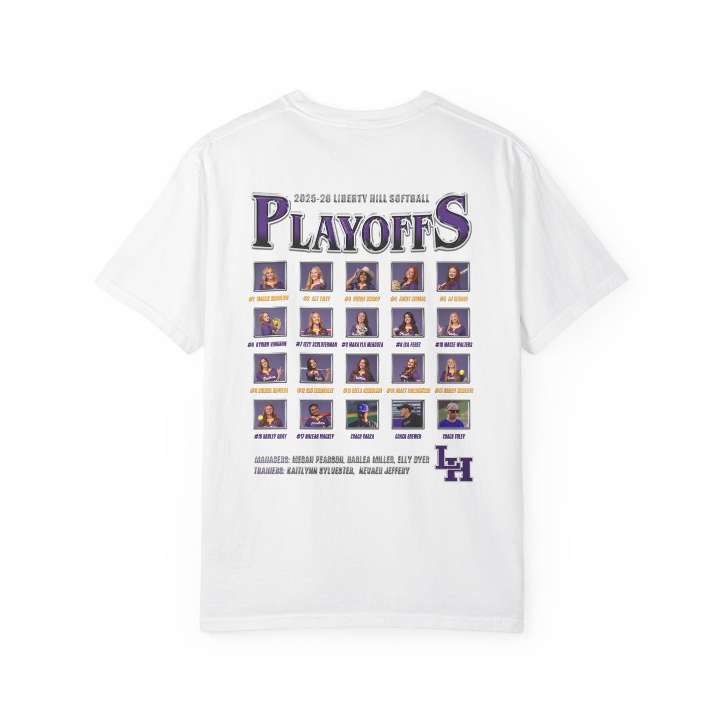 2025-26 Liberty Hill Softball Playoffs Comfort Color T-Shirt