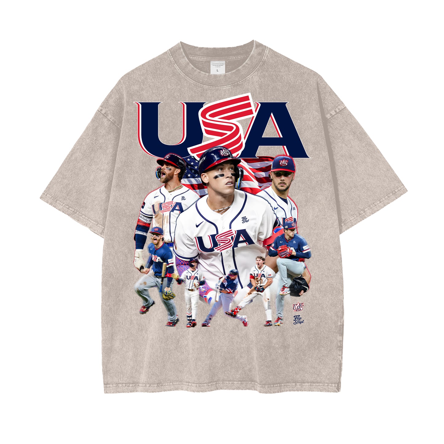 2026 USA Baseball Vintage Graphic Tee