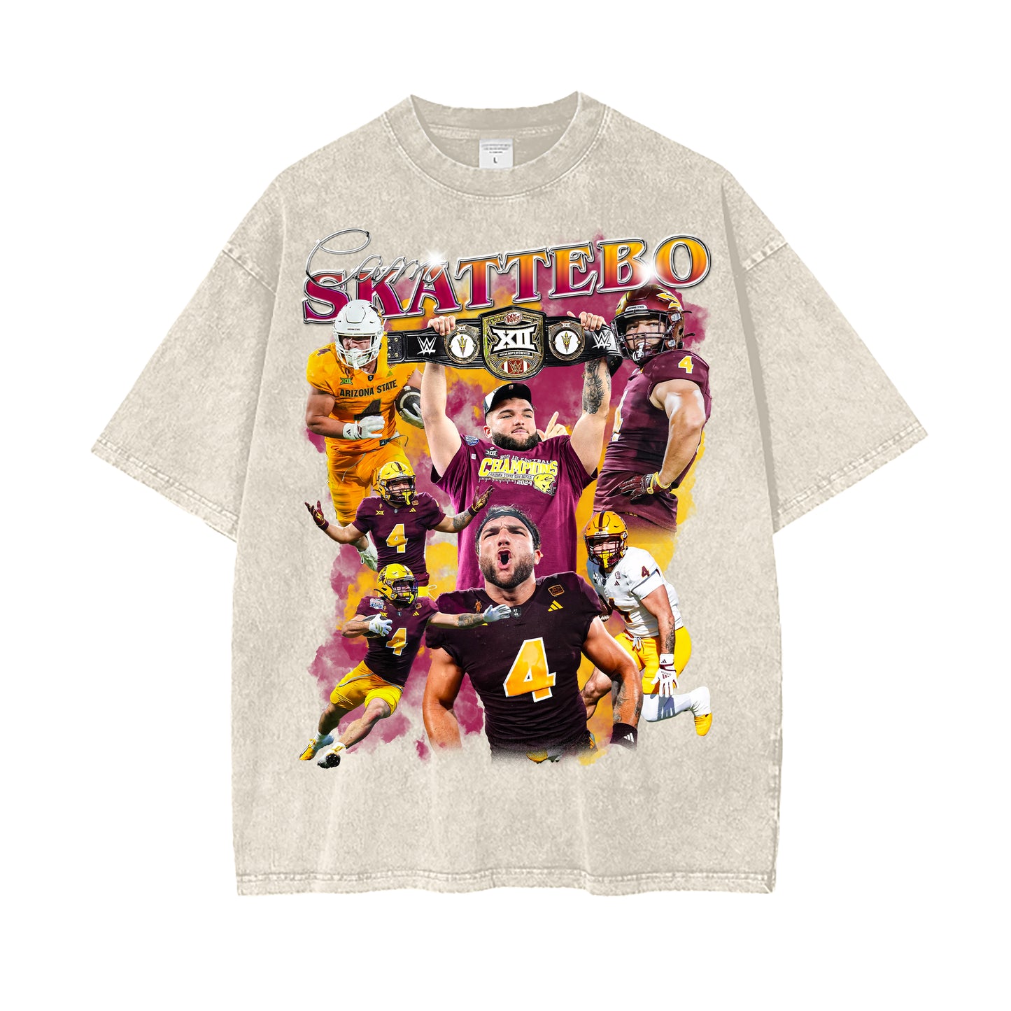 Cam Skattebo Vintage Graphic Tee V1