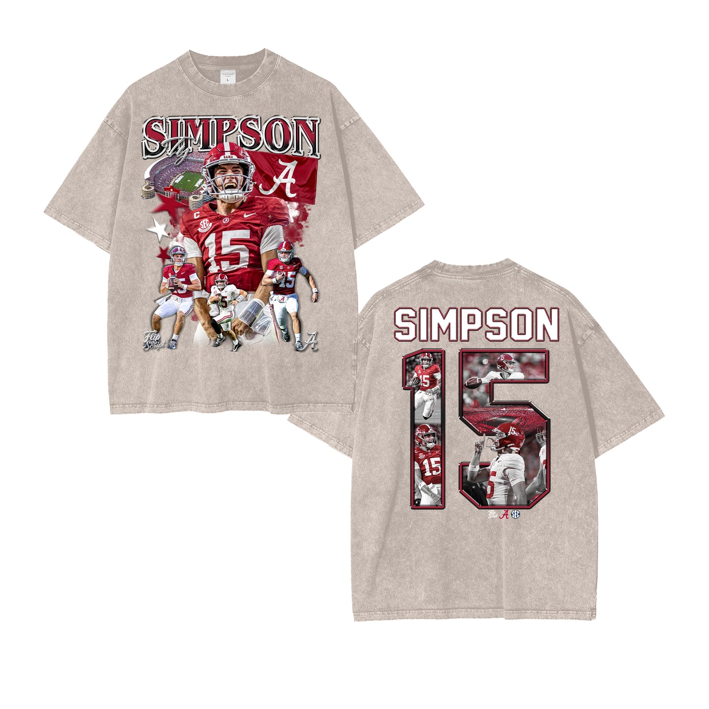 Ty Simpson Vintage Graphic Tee V2 (DOUBLE PRINT)