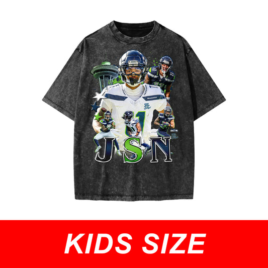 KIDS Jaxon Smith-Njigba Vintage Graphic Tee
