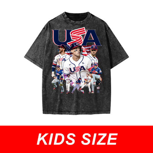 KIDS 2026 USA Vintage Graphic Tee