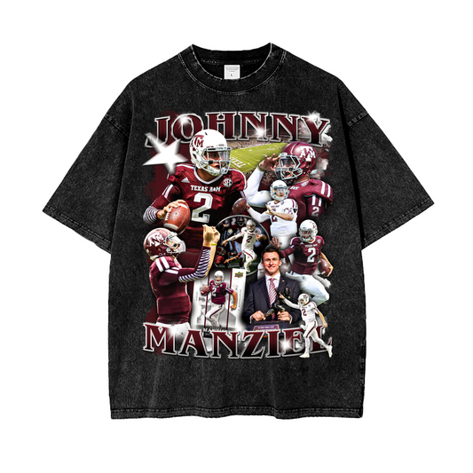 Johnny Manziel Vintage Graphic Tee