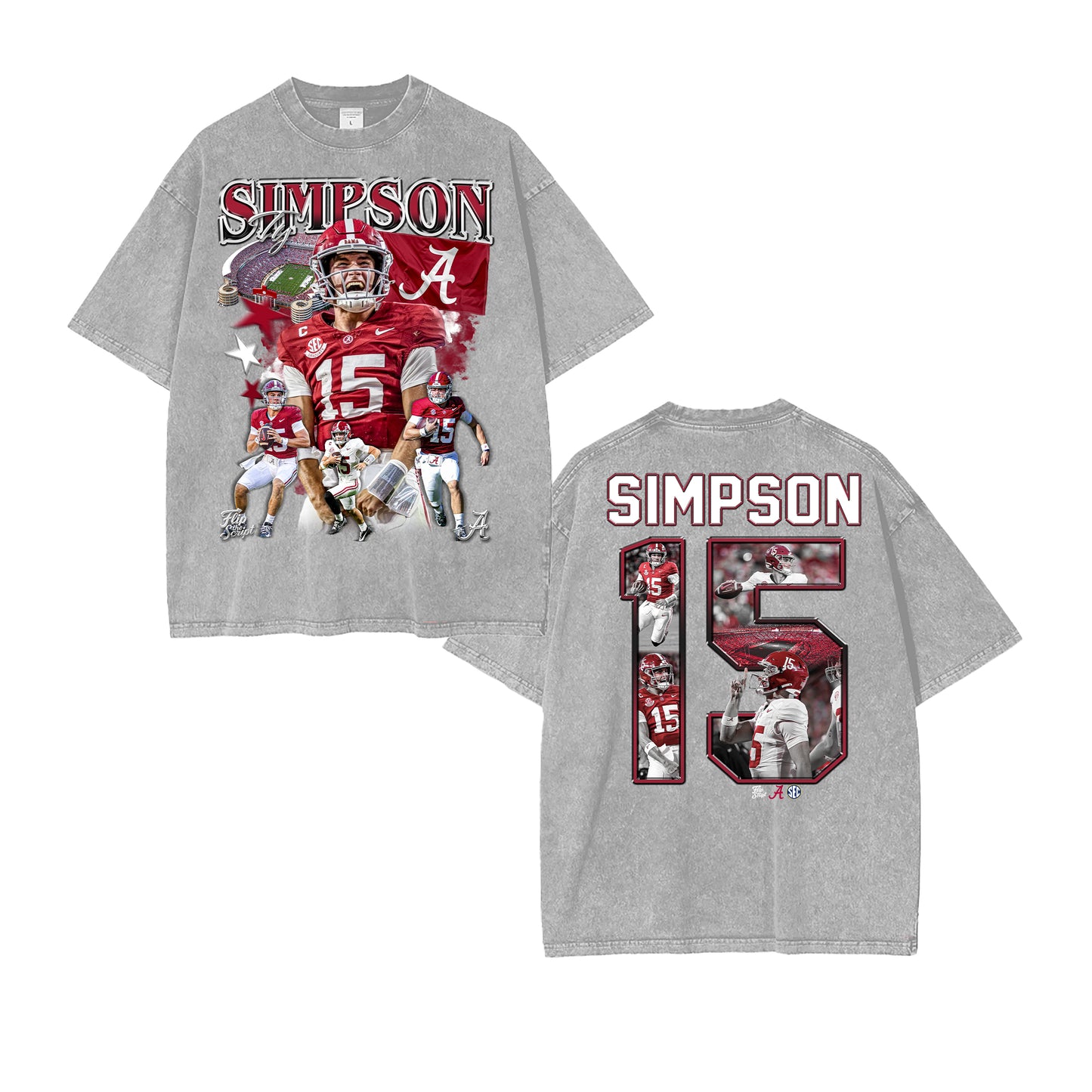 Ty Simpson Vintage Graphic Tee V2 (DOUBLE PRINT)