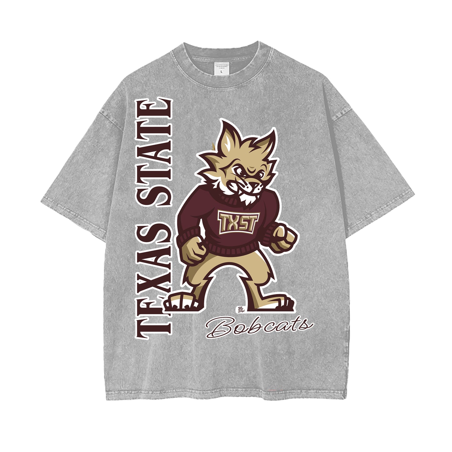 Texas State Boko the Bobcat Vintage Graphic Tee