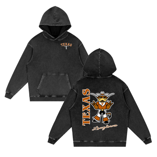 Texas Bevo Vintage Hoodie (Front & Back)