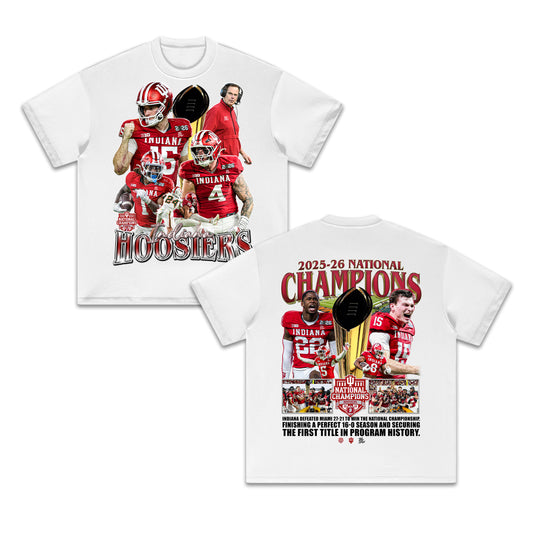 Indiana National Champions 2025-26 HEAVY Cotton Tee