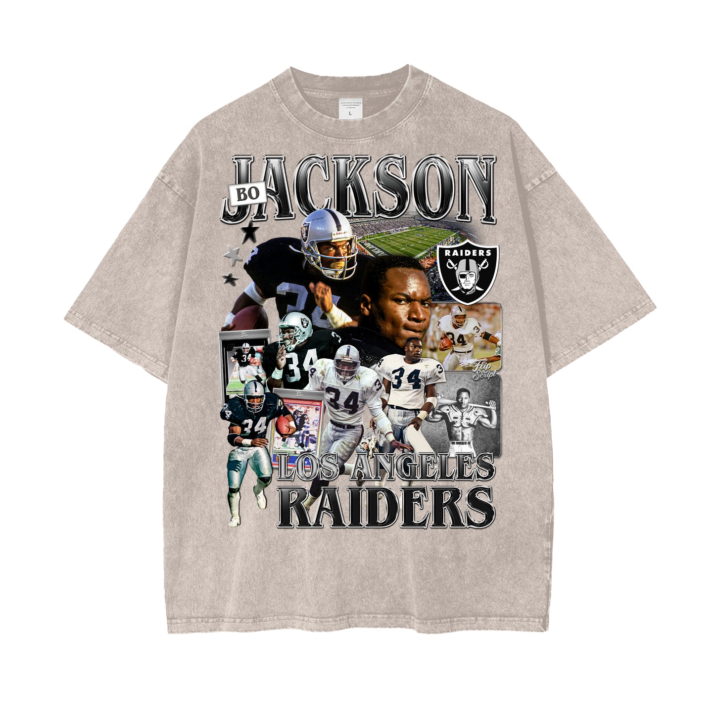 Raider Bo Jackson Vintage Graphic Tee