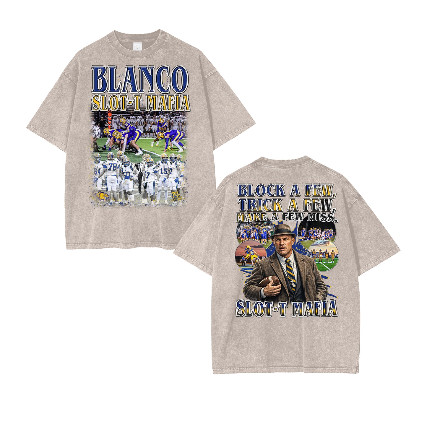 Blanco Slot-T Mafia Vintage Graphic Tee