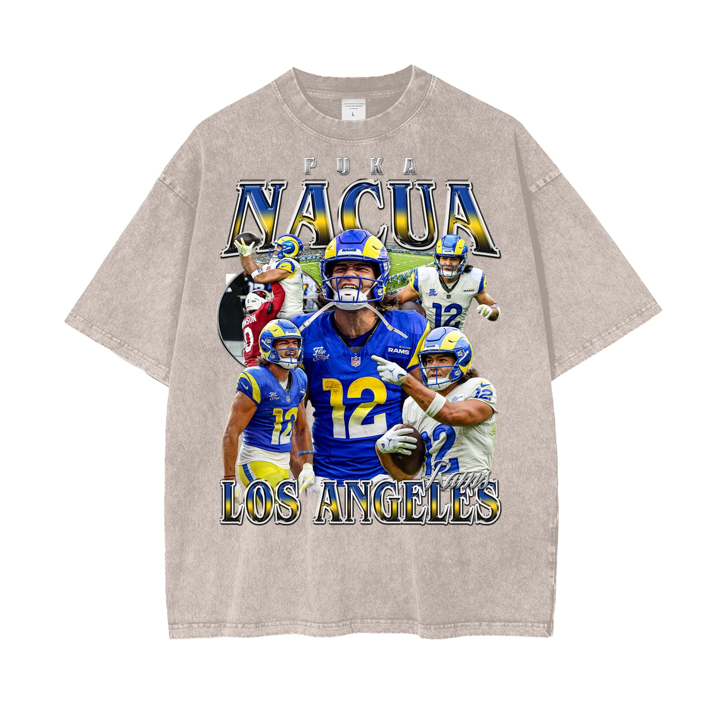 Puka Nacua Vintage graphic Tee