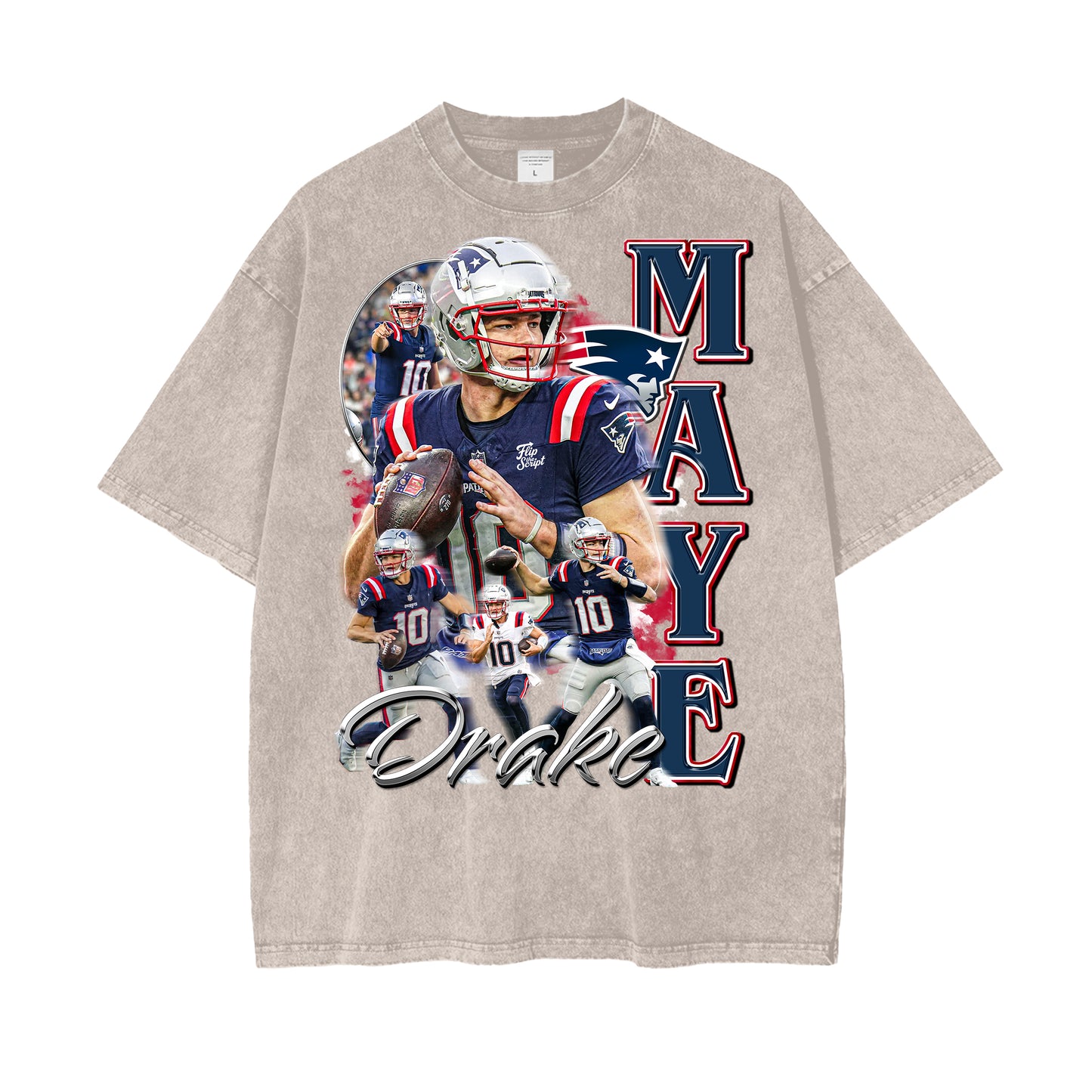 Drake Maye Vintage Graphic Tee