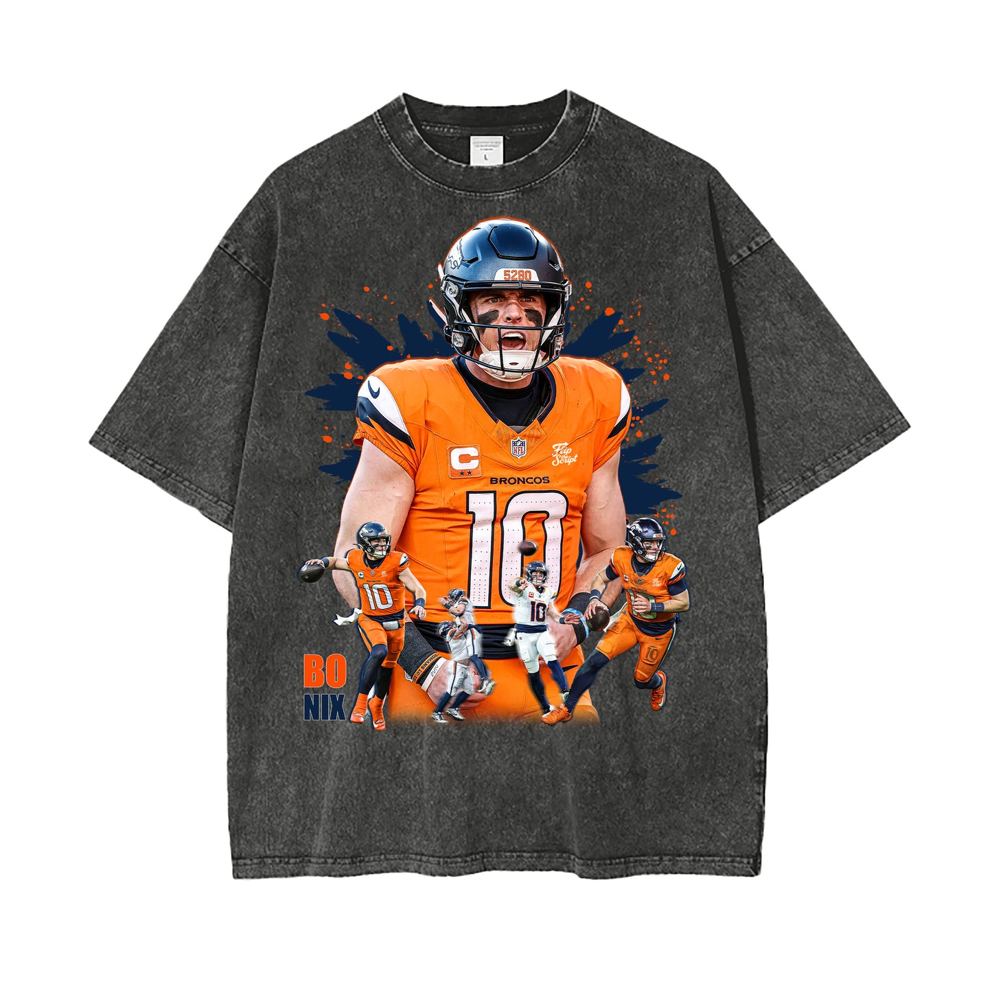 Bo Nix Vintage Graphic Tee