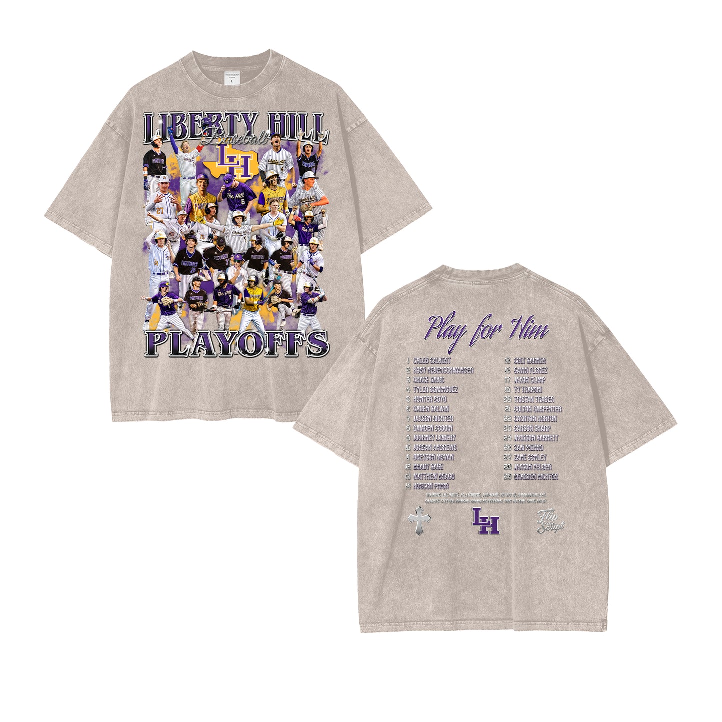 2025-26 Liberty Hill Baseball Playoffs Graphic Tee