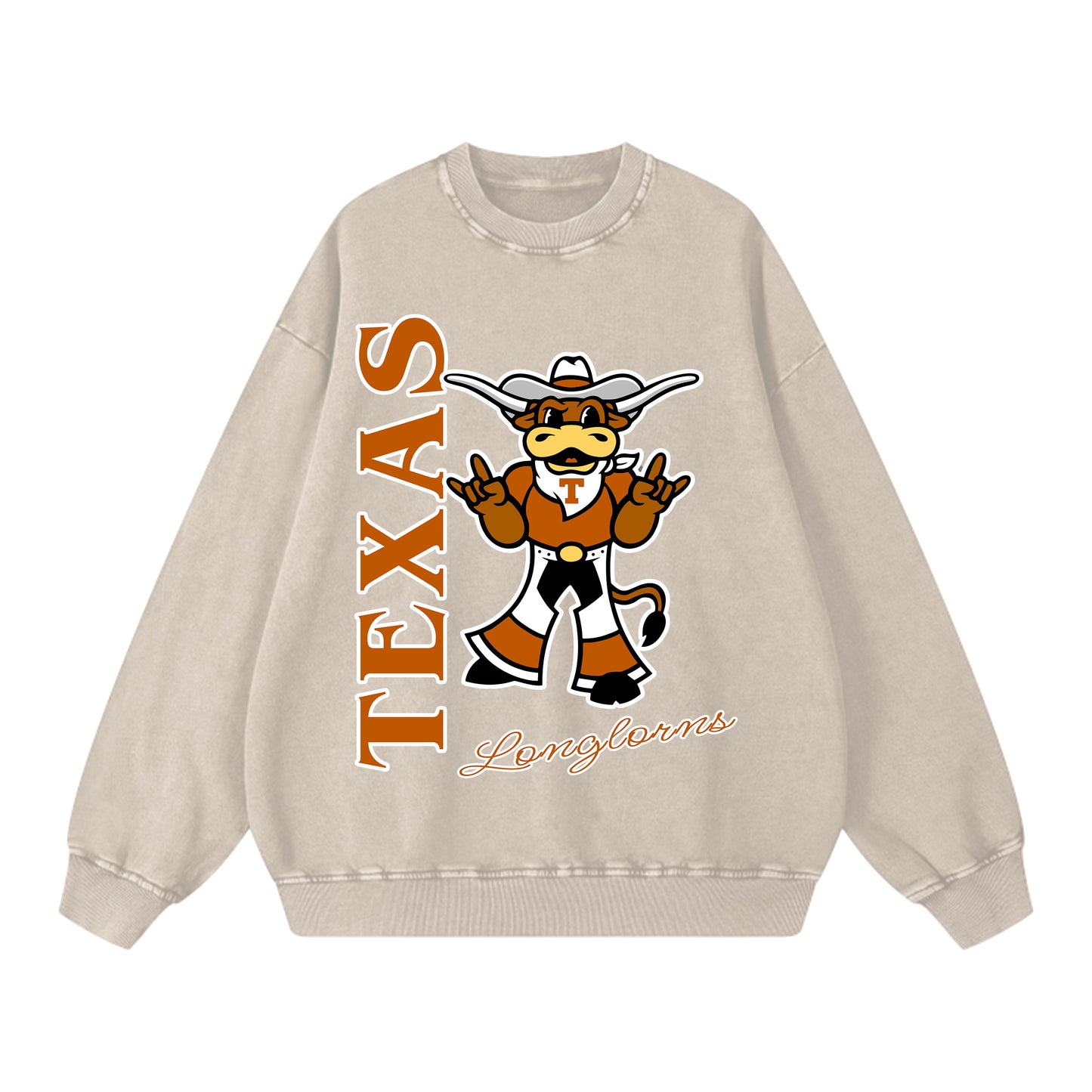 Vintage Oversized Texas Crewneck Sweatshirt