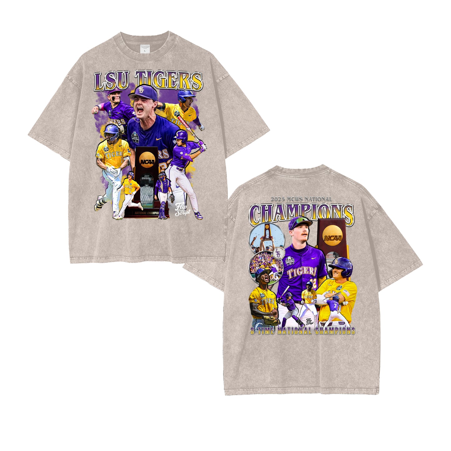 LSU 2025 MCWS National Champions (DOUBLE SIDED)