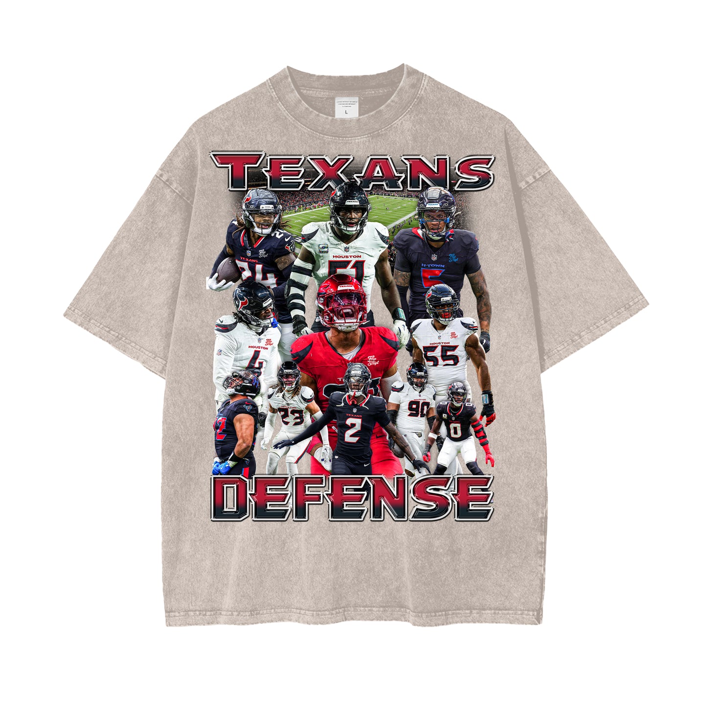 Texans Defense Vintage Graphic Tee