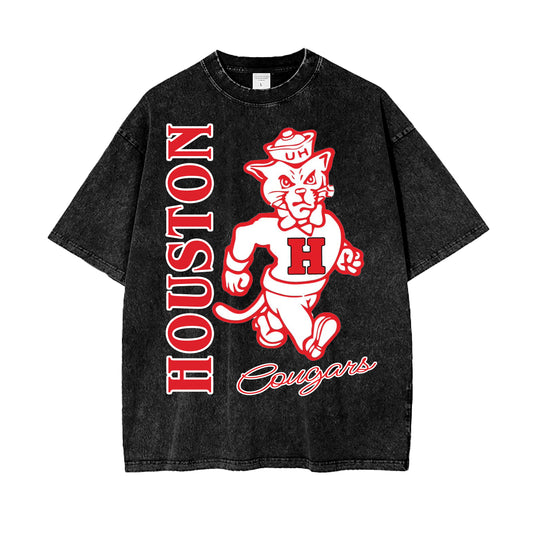 Houston Cougars Vintage Graphic Tee