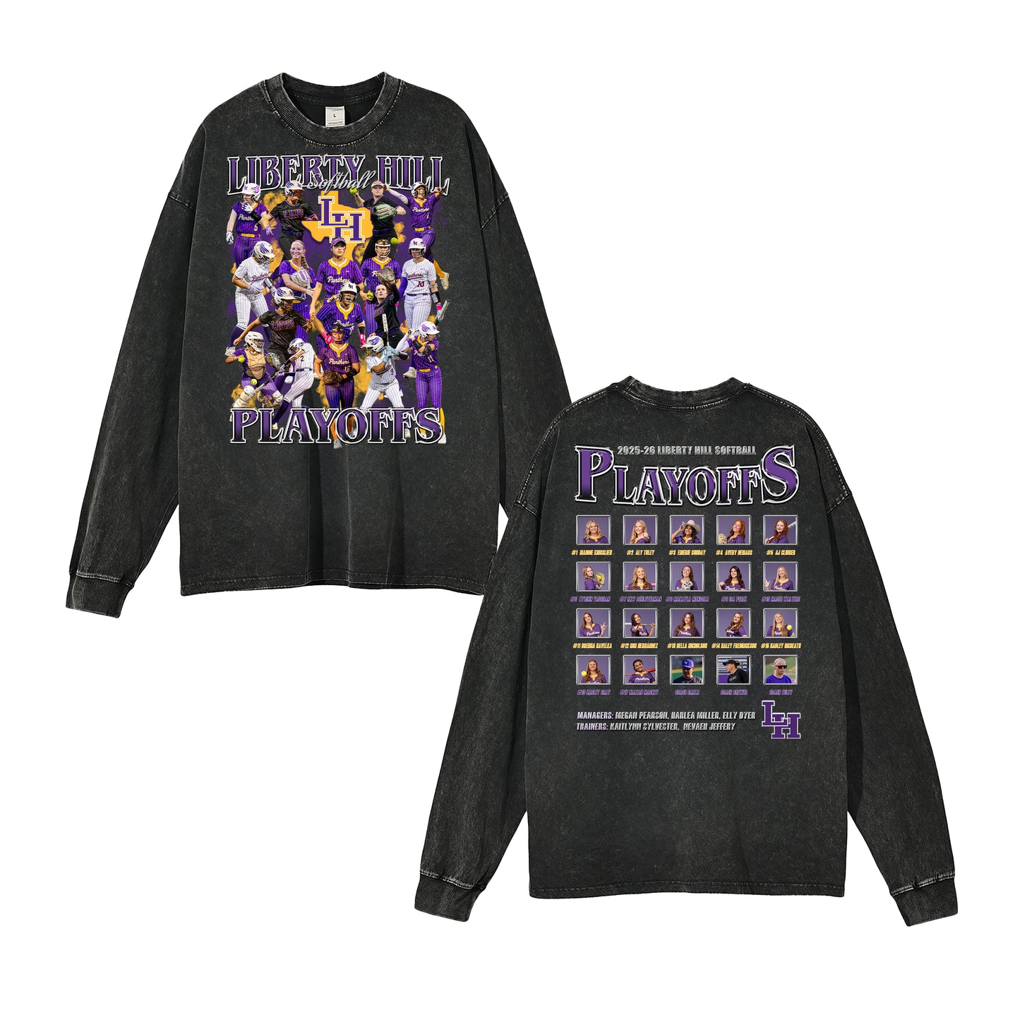 2025-26 Liberty Hill Softball Vintage Long Sleeve