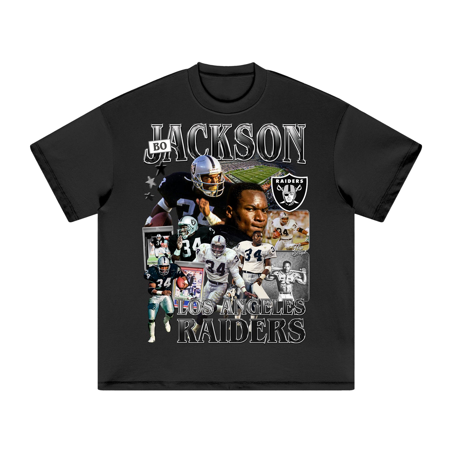 Raider Bo Jackson HEAVY Cotton Tee