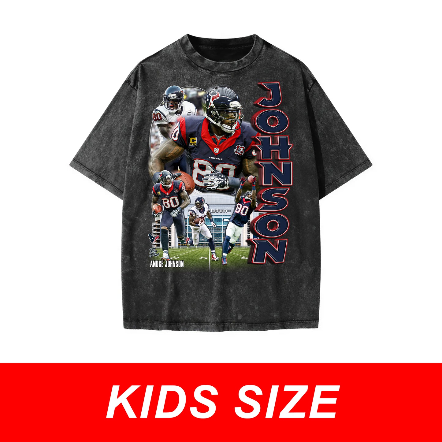 KIDS Andre Johnson Vintage Graphic Tee