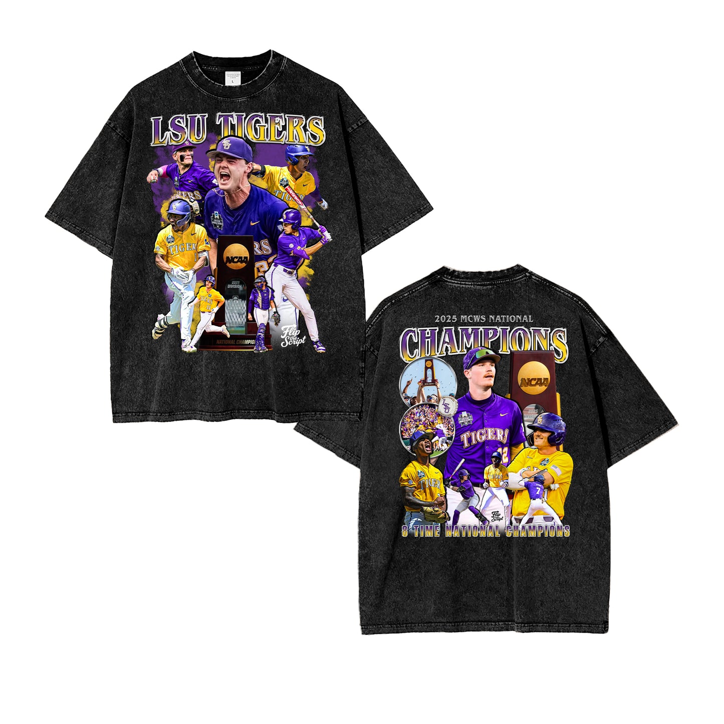 LSU 2025 MCWS National Champions (DOUBLE SIDED)