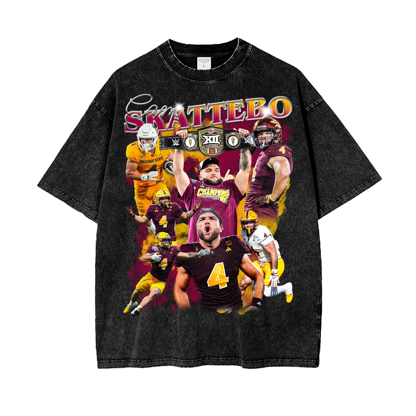 Cam Skattebo Vintage Graphic Tee V1