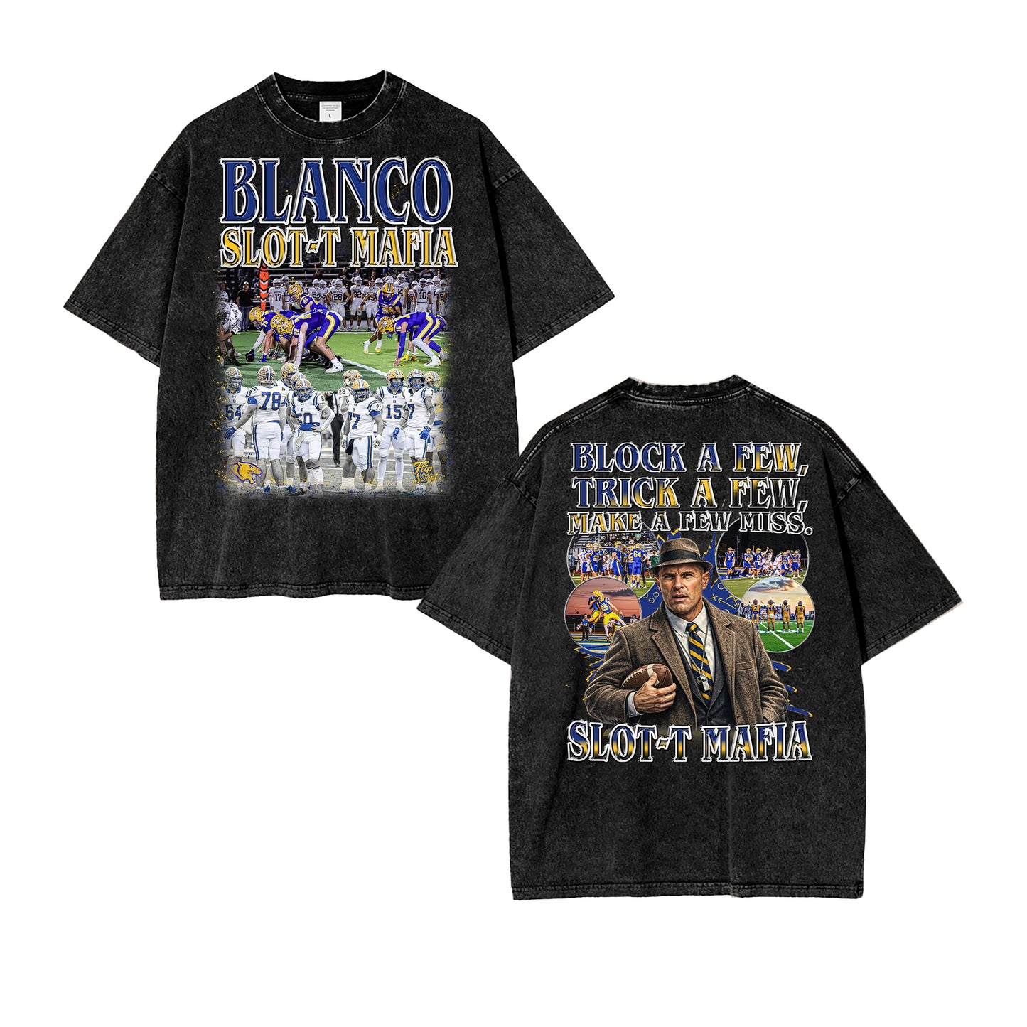 Blanco Slot-T Mafia Vintage Graphic Tee