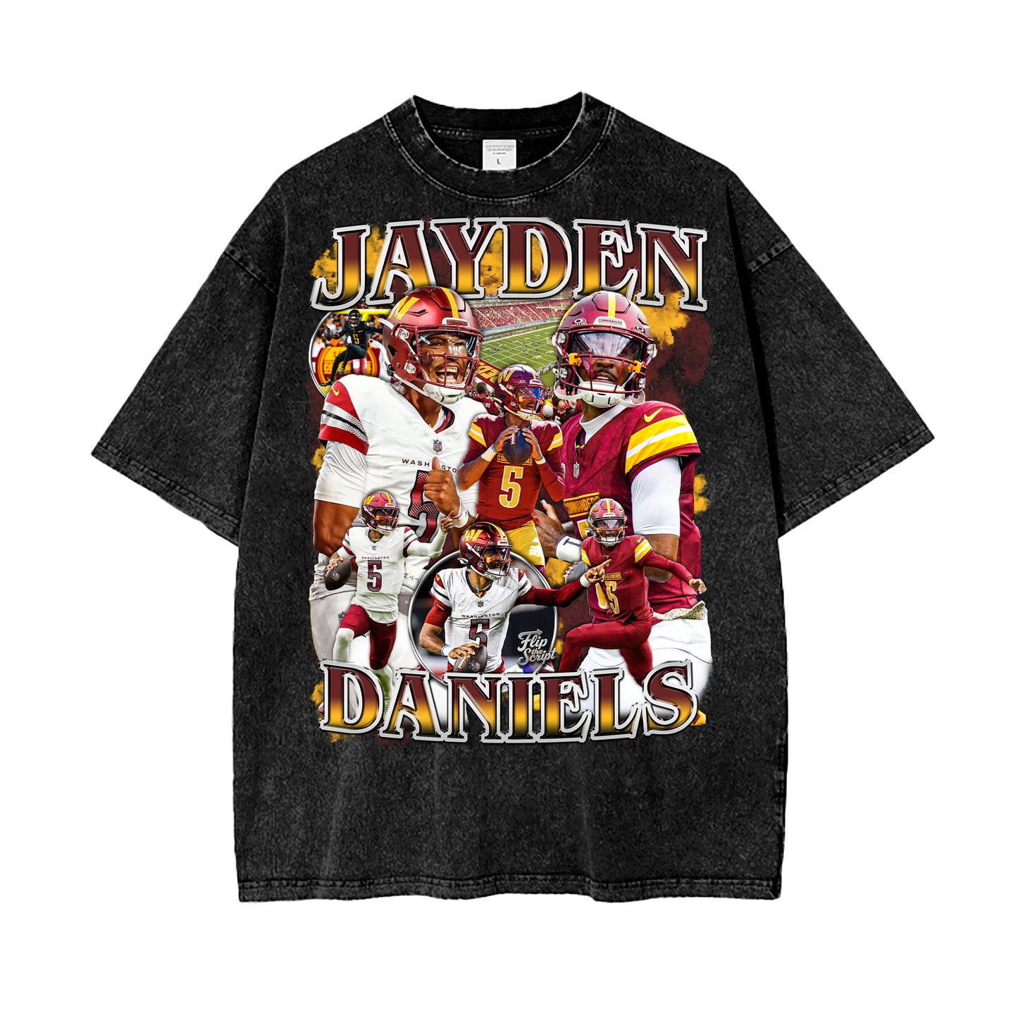 Jayden Daniels Vintage Graphic Tee
