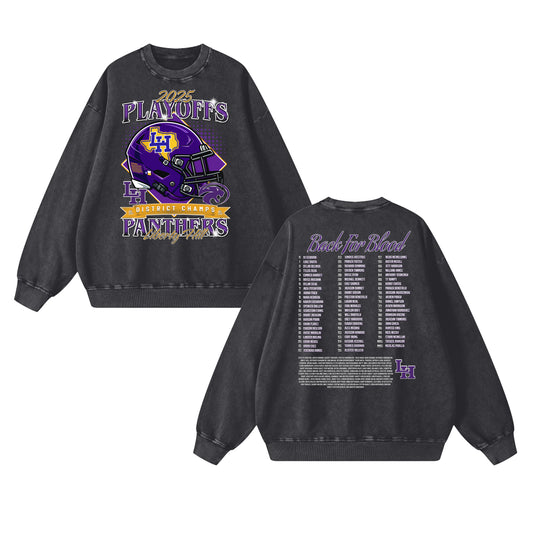 2025-26 Liberty Hill Softball Oversized Vintage Crewneck