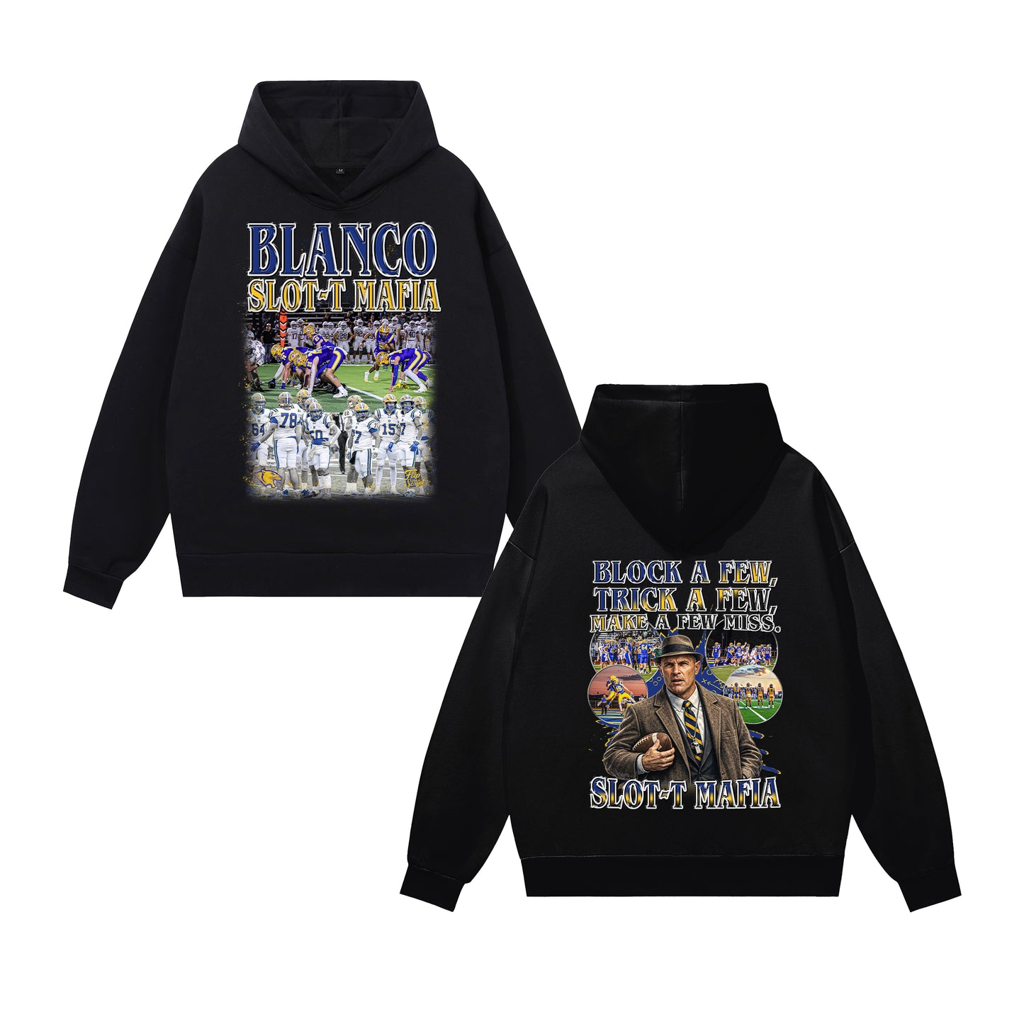 Blanco Slot-T Mafia Heavyweight Hidden Pocket Fleece Hoodie