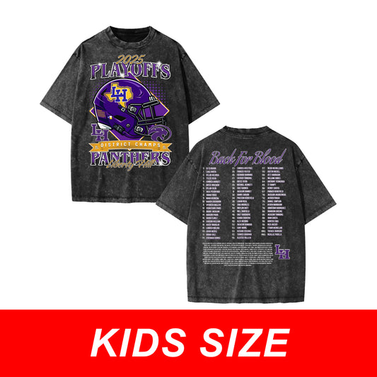 KIDS Liberty Hill Football Playoffs 2025 Vintage Graphic Tee